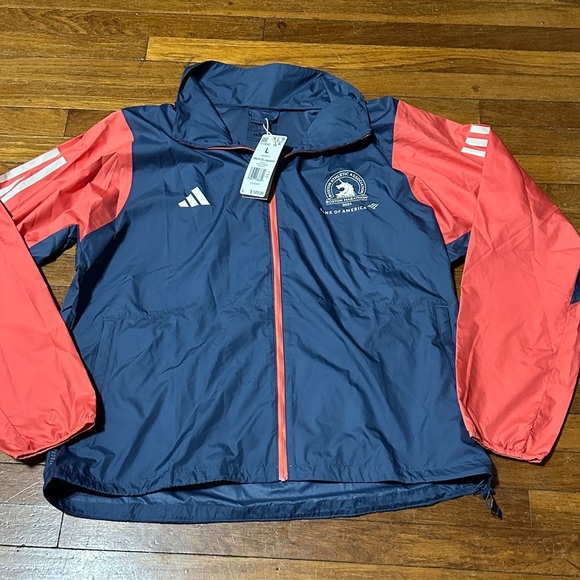 Adidas 2024 Boston Marathon Celebration Jacket Large NWT